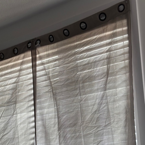 Elegant sheer  Grommet Curtain Panel - Picture 4 of 13